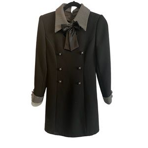 VINTAGE Double Breasted Lined Dress
